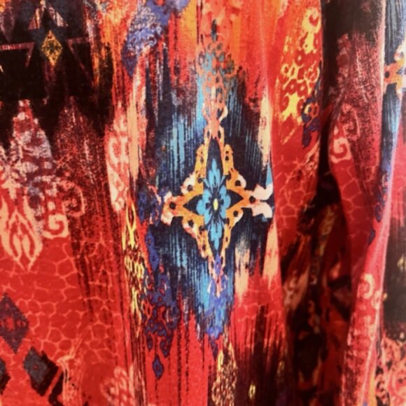 White Stag. Sz Large 12-14. Pullover. Twisted neck detail. BOHO Peasant B120 - Picture 5 of 6